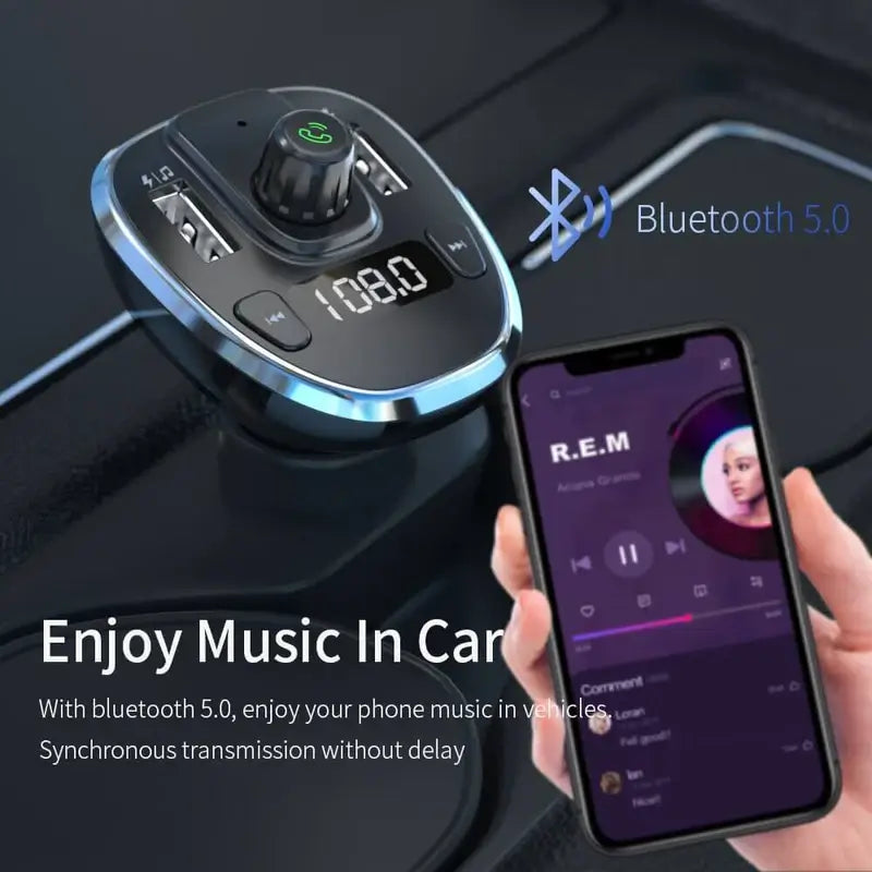 TRANSMISSOR FM BLUETOOTH 5.0 AGAPÊ™ - Música sem Limites!.